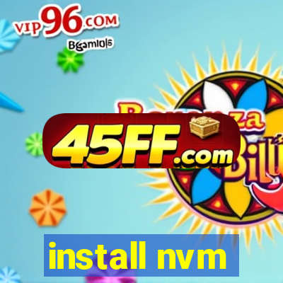 install nvm